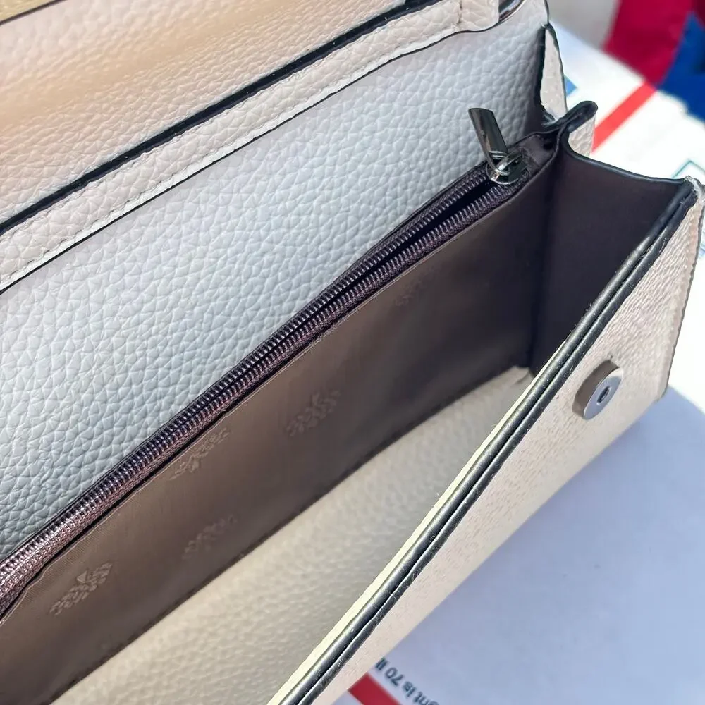 Off White Clutch Purse